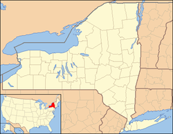 New York Locator Map with US
